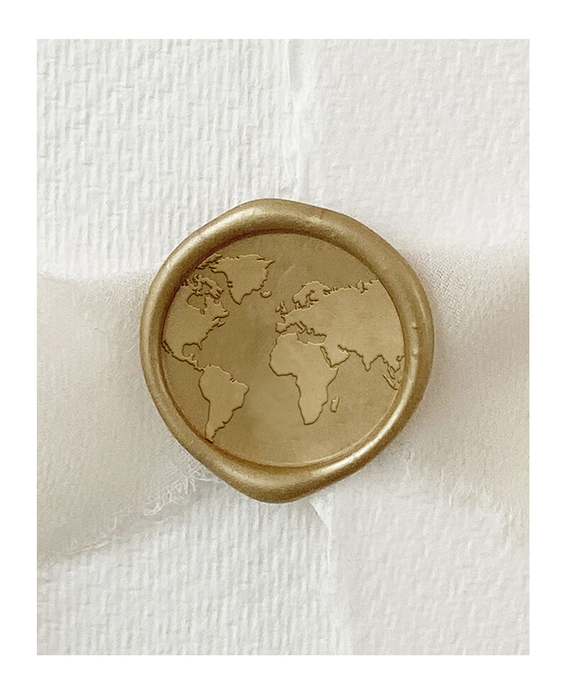 Adhesive sealing wax world map Adhesive sealing wax world map