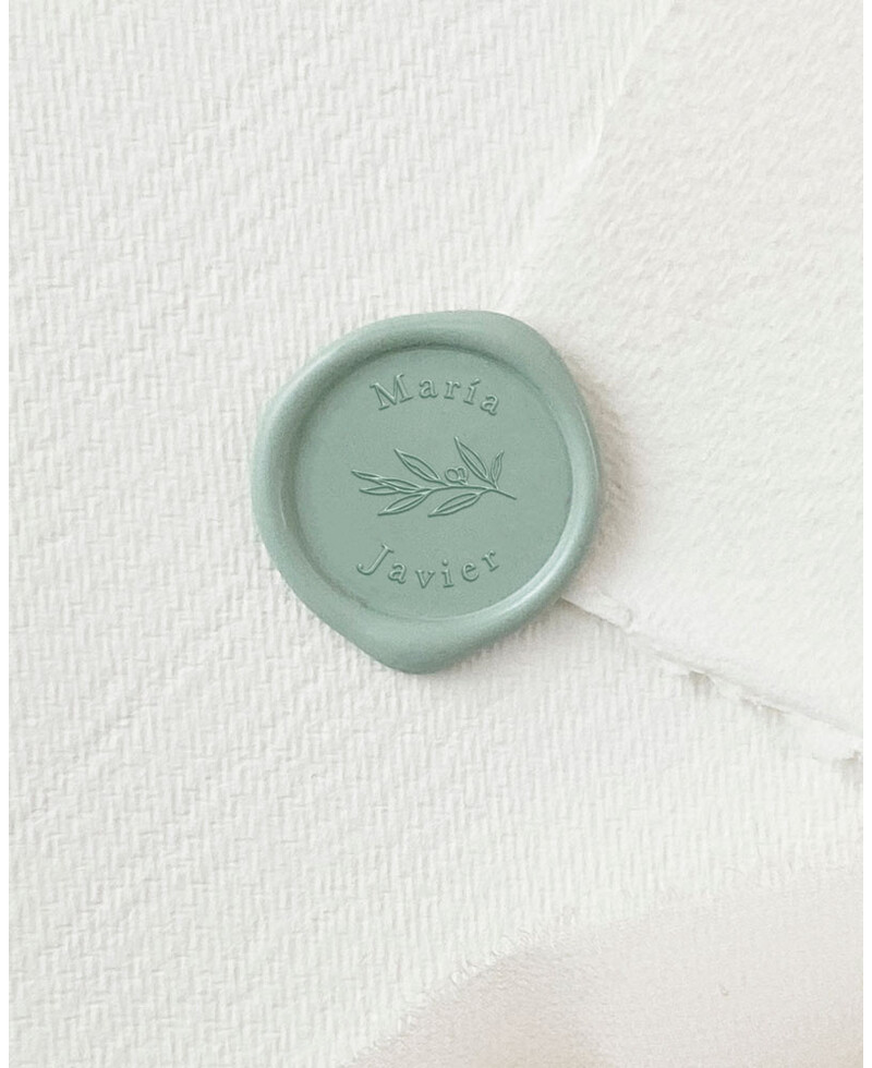 Selo de vedação adesivo personalizado com os nomes Selo de vedação adesivo personalizado com os nomes