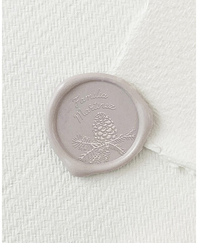 Personalized Christmas sealing wax
