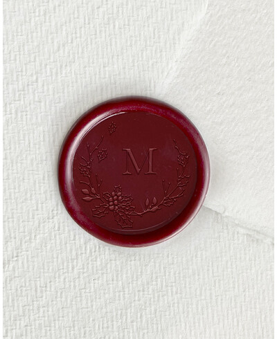 Personalized holly crown sealing