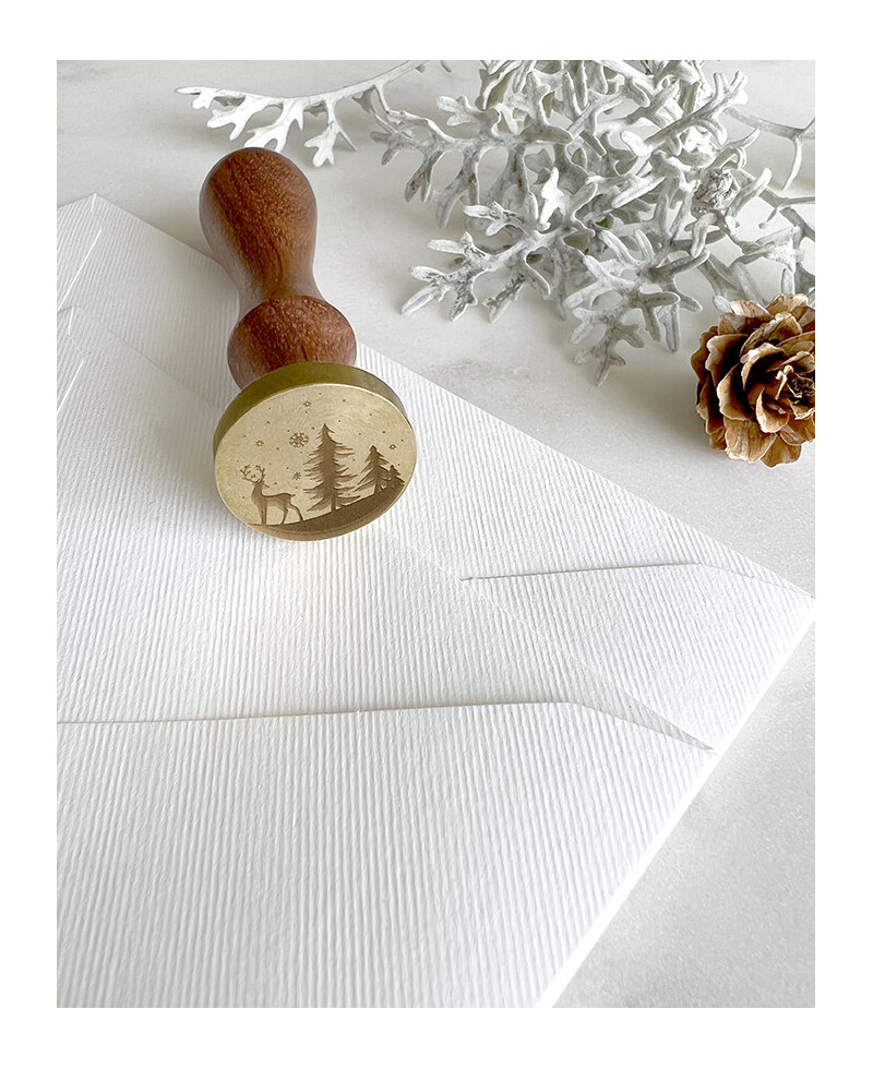 Christmas forest sealing seal Christmas forest sealing seal
