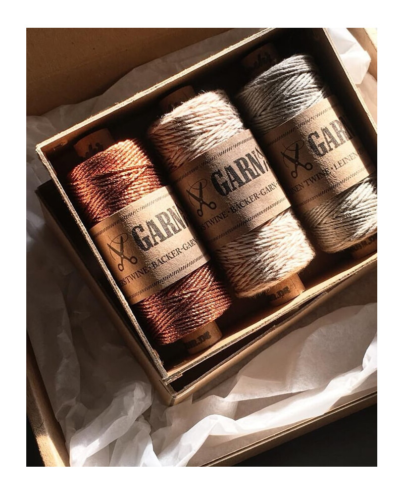 Corde de couleur cuivre et blanc Corde de couleur cuivre et blanc