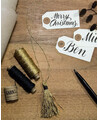 Gold twine for gift decoration