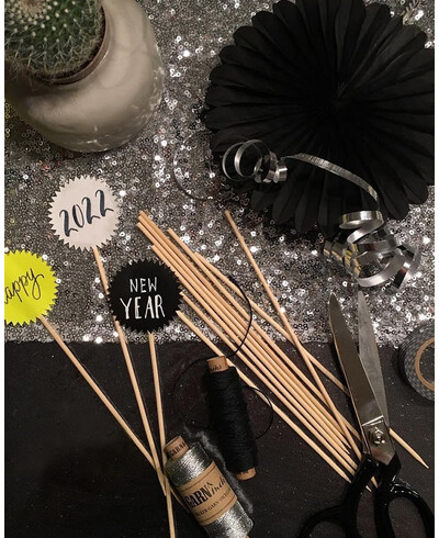 Corda de prata para decoração de eventos