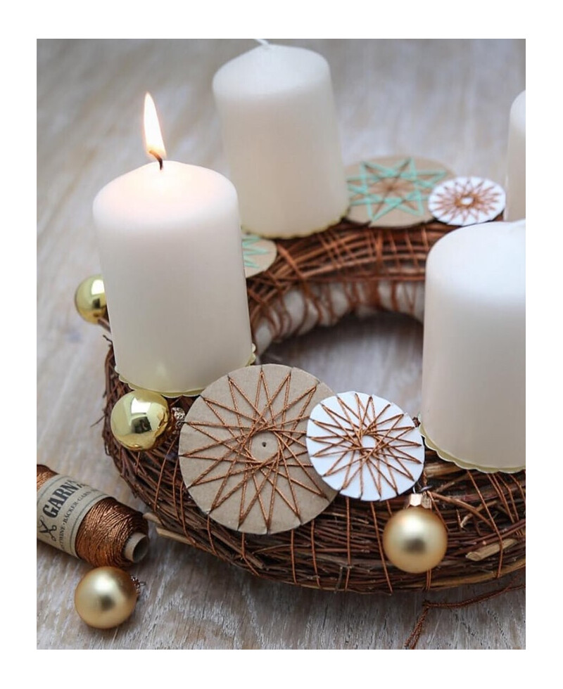 Barbante de cobre para decoração de Natal Barbante de cobre para decoração de Natal