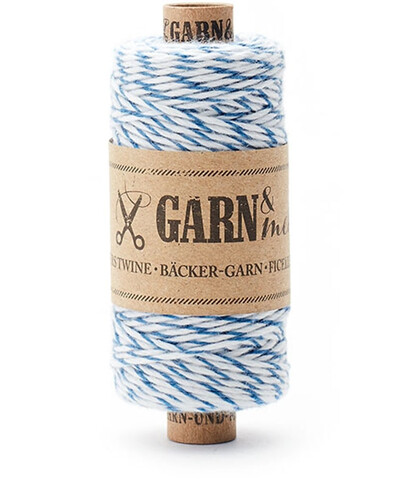 Fio branco azul