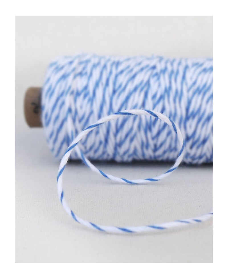 Blue white thread for wedding stationery Blue white thread for wedding stationery