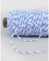 Linha branca azul para artigos de papelaria do casamento
