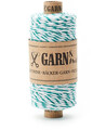 White emerald green twine