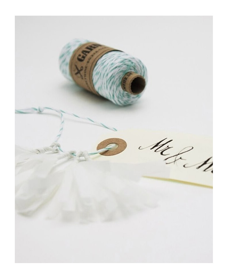 White emerald green thread White emerald green thread