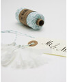 White emerald green thread