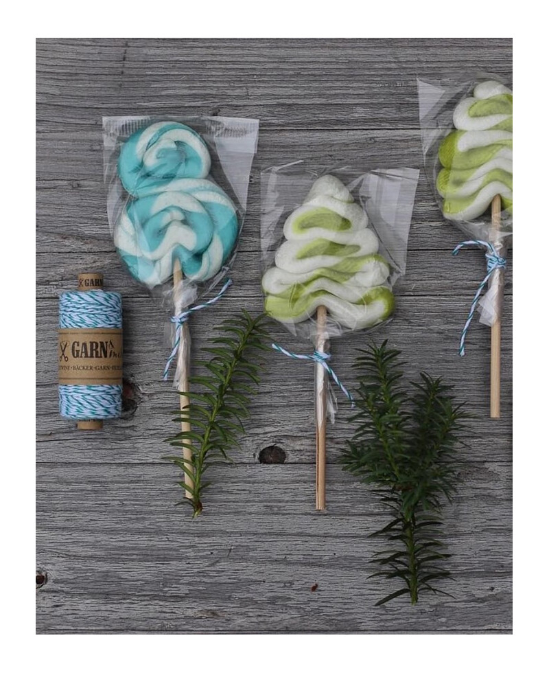 Corda verde smeraldo e bianca per la decorazione Corda verde smeraldo e bianca per la decorazione