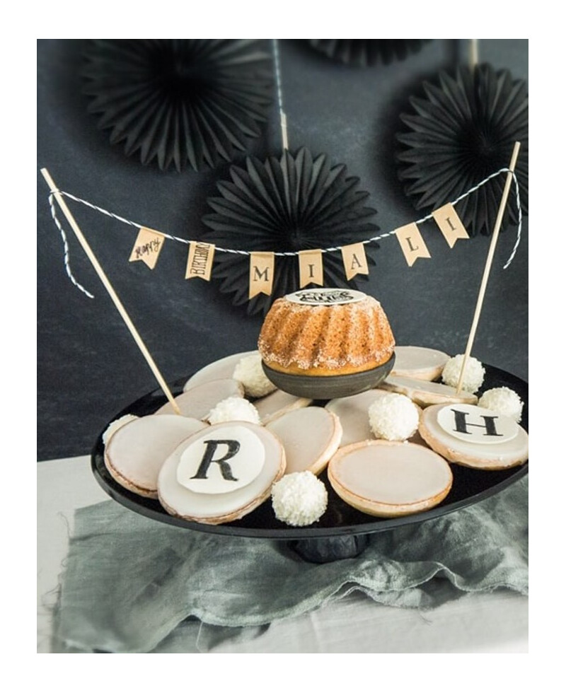 Corda in bianco e nero per la decorazione di eventi Corda in bianco e nero per la decorazione di eventi