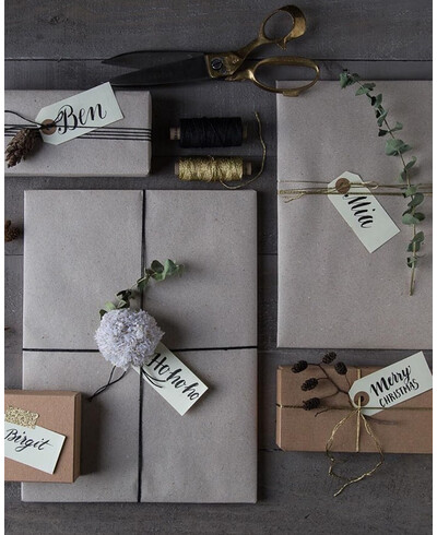 Spago nero per confezione regalo