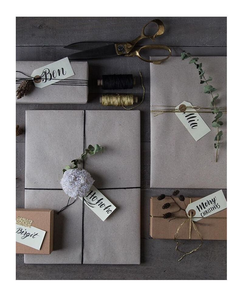 Spago nero per confezione regalo Spago nero per confezione regalo