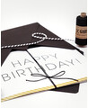 Ficelle noire pour invitations de mariage