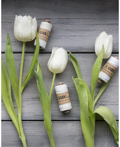 Spago di cotone bianco