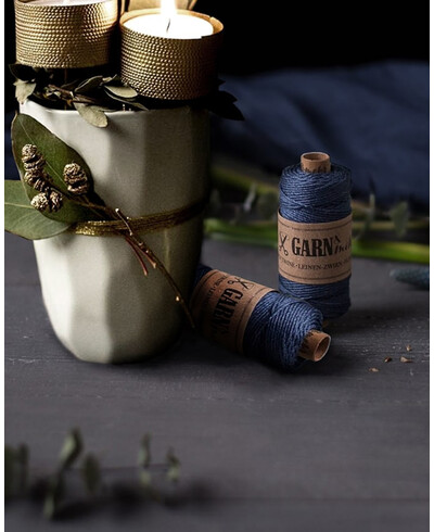 Dark blue twine
