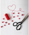 Rotes Valentinstag-Seil