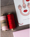 Cordel rojo para packaging