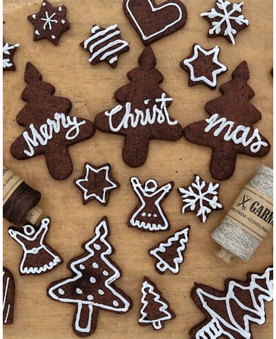 Corde marron pour la décoration de Noël