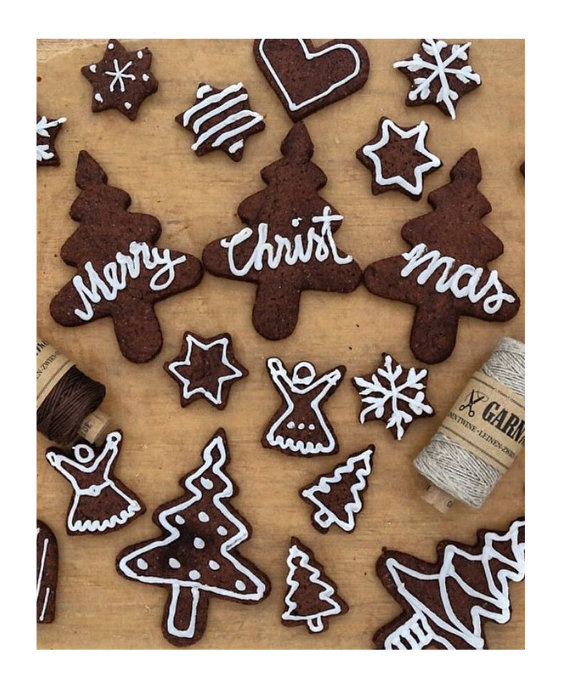 Corda marrom para decoração de Natal Corda marrom para decoração de Natal