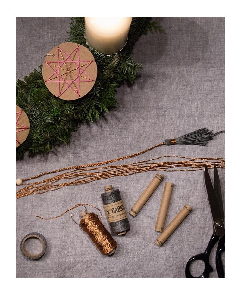 Grey rope for Christmas decoration Grey rope for Christmas decoration