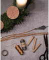 Cuerda gris para decoración de navidad