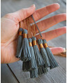 Cordel gris para invitaciones de boda