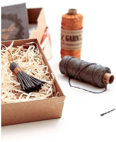 Cordel gris para packaging