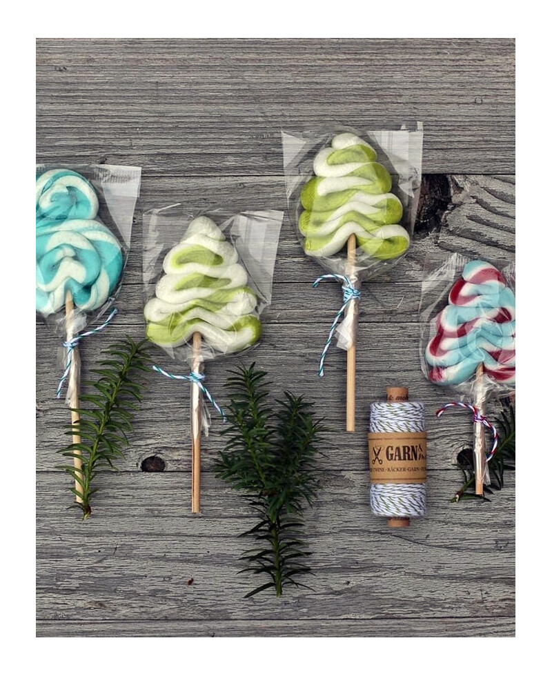 Corde verde oliva e bianche per la decorazione Corde verde oliva e bianche per la decorazione