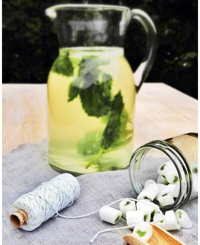 Corda verde chiaro e bianca per l'imballaggio