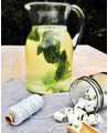 Light green and white rope for packaging