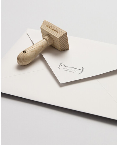 Timbre en caoutchouc Heather Postal | Marmarina