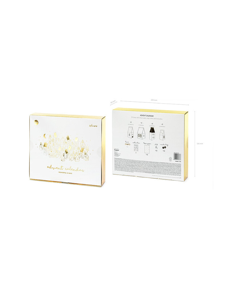 Adventskalender für die Weihnachtsdekoration Adventskalender für die Weihnachtsdekoration