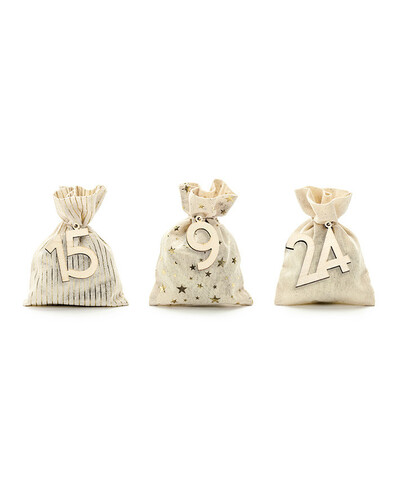 Advent calendar sachets