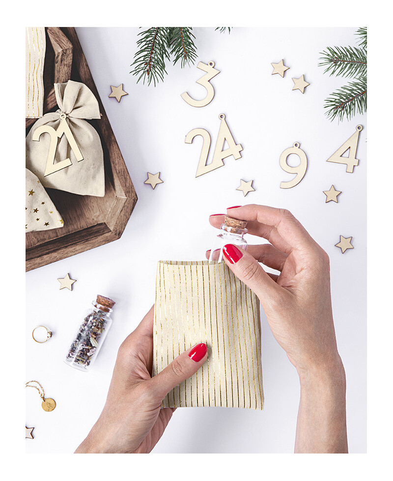 Adventskalender Baumwollsäckchen Adventskalender Baumwollsäckchen