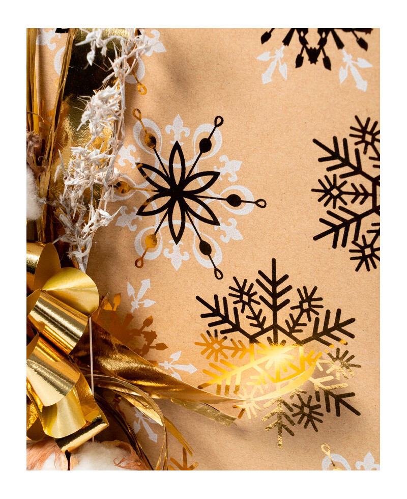 Christmas gift wrap snowflakes Christmas gift wrap snowflakes