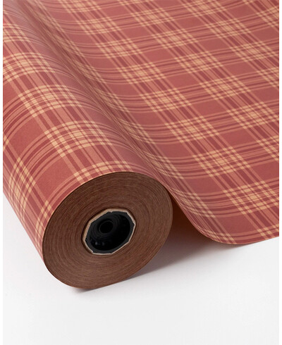 Burgundy checkered wrapping paper