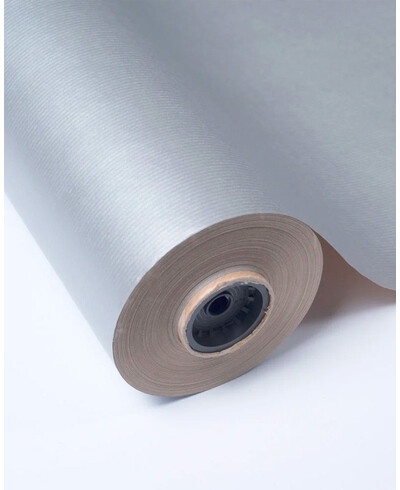 Papel de embrulho prateado