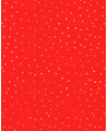 Rotes Geschenkpapier mit goldenen Sternen