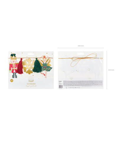Nussknacker Weihnachtsgirlande zur Dekoration