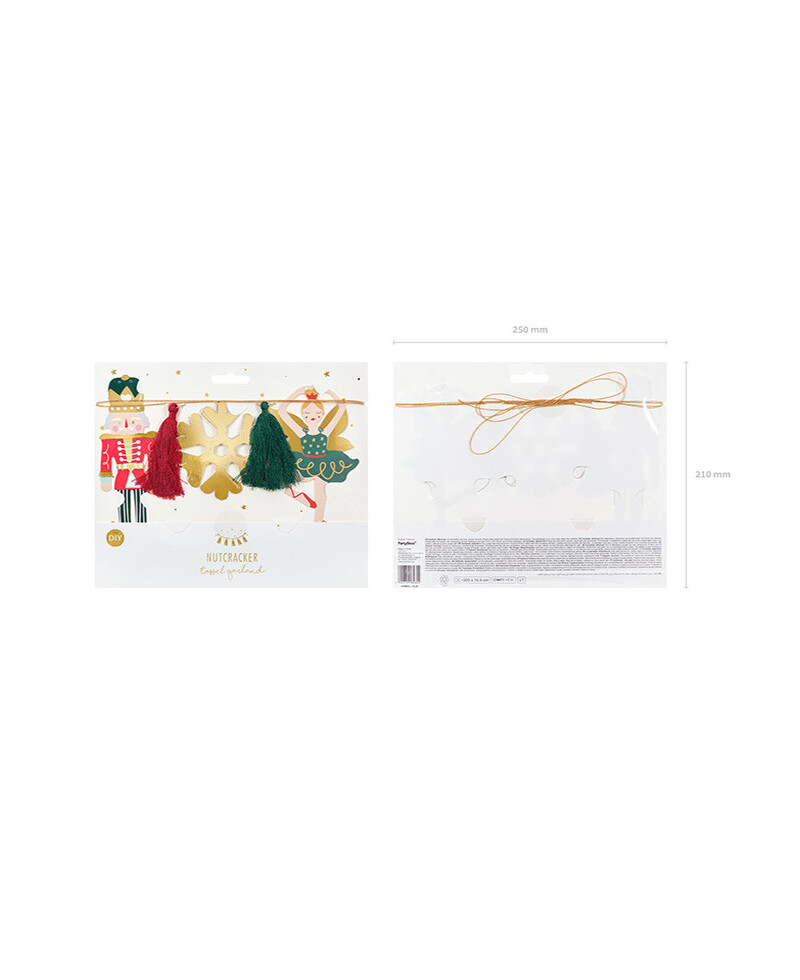 Guirlanda de Natal quebra-nozes para decoração Guirlanda de Natal quebra-nozes para decoração