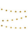Guirnalda de papel estrellas de oro