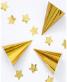 Guirnaldas de estrellas doradas