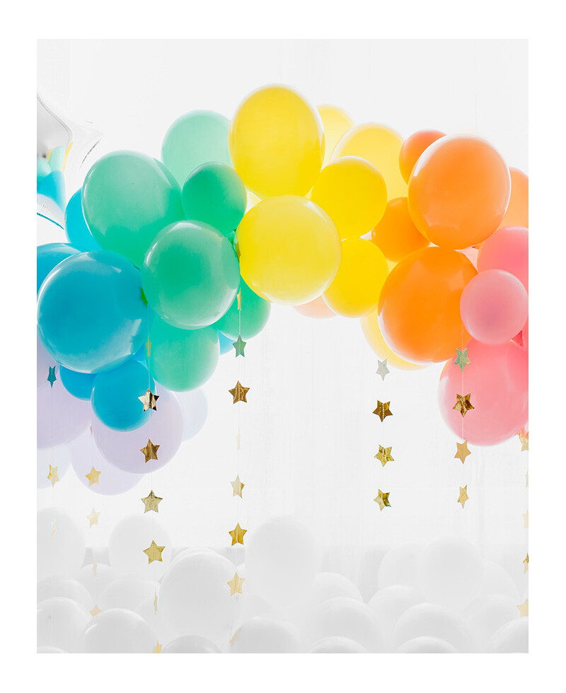 Guirnalda para cumpleaños estrellas oro Guirnalda para cumpleaños estrellas oro