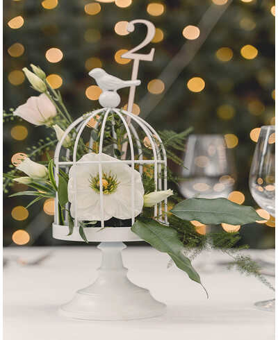 Feuilles de guirlande pour la décoration du centre de table