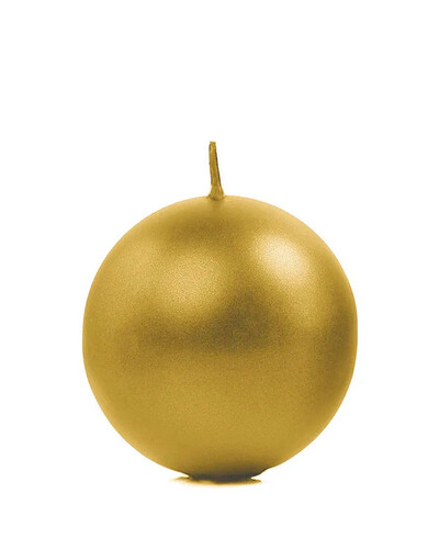 Candela a sfera d'oro