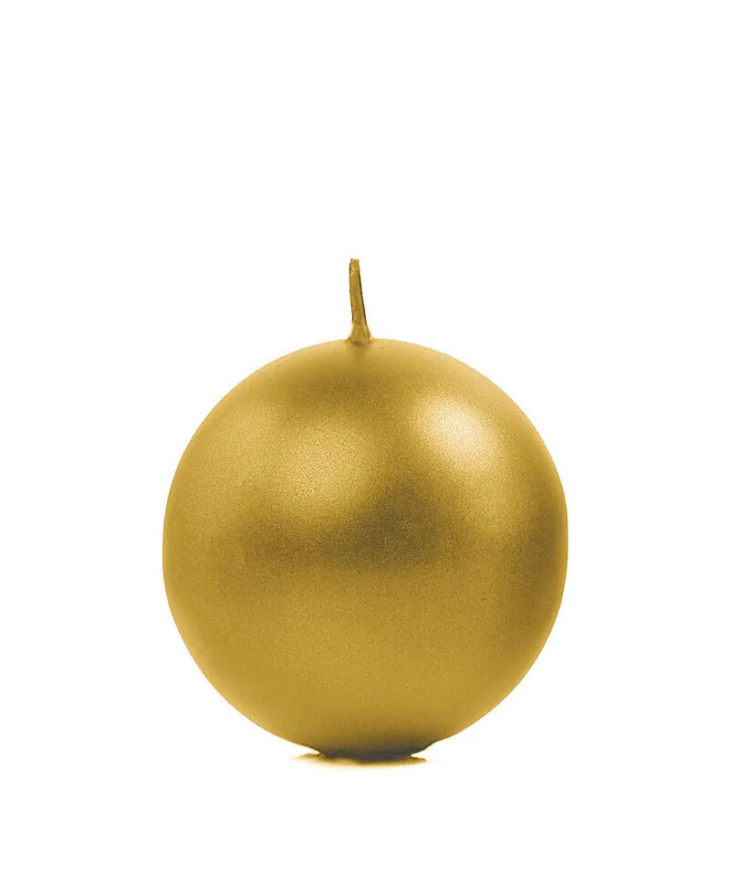 Candela a sfera d'oro Candela a sfera d'oro