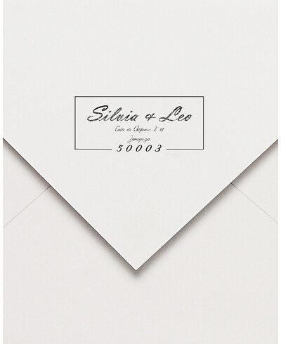 Rubber postage stamp